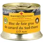 MAISTRES OCCITANS Bloc de foie gras de canard du sud-ouest 2-3 parts 140g