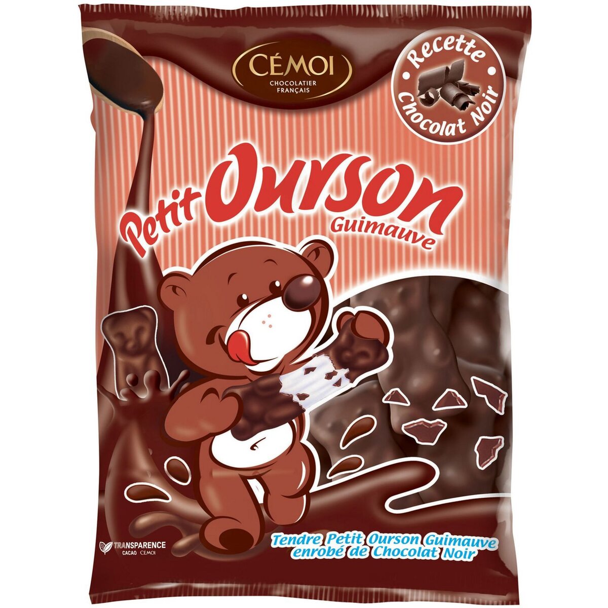 CEMOI Bonbons guimauve petit ourson chocolat 180g