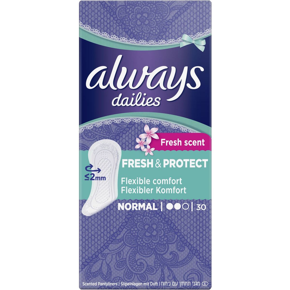 ALWAYS Always protège slips fresh normal x30