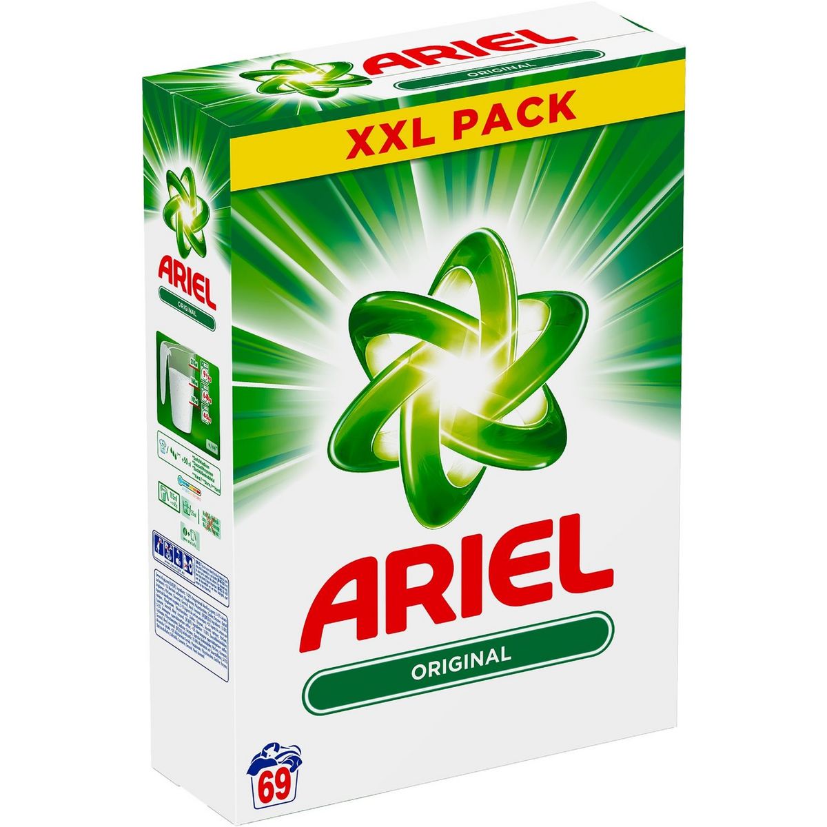 ARIEL Ariel Lessive poudre original 4,485kg 69 lavages 4,485kg