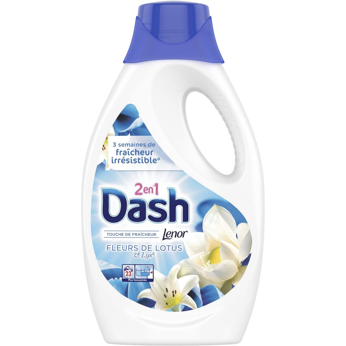 Lessive Liquide Dash Plus blanc que blanc 27 doses