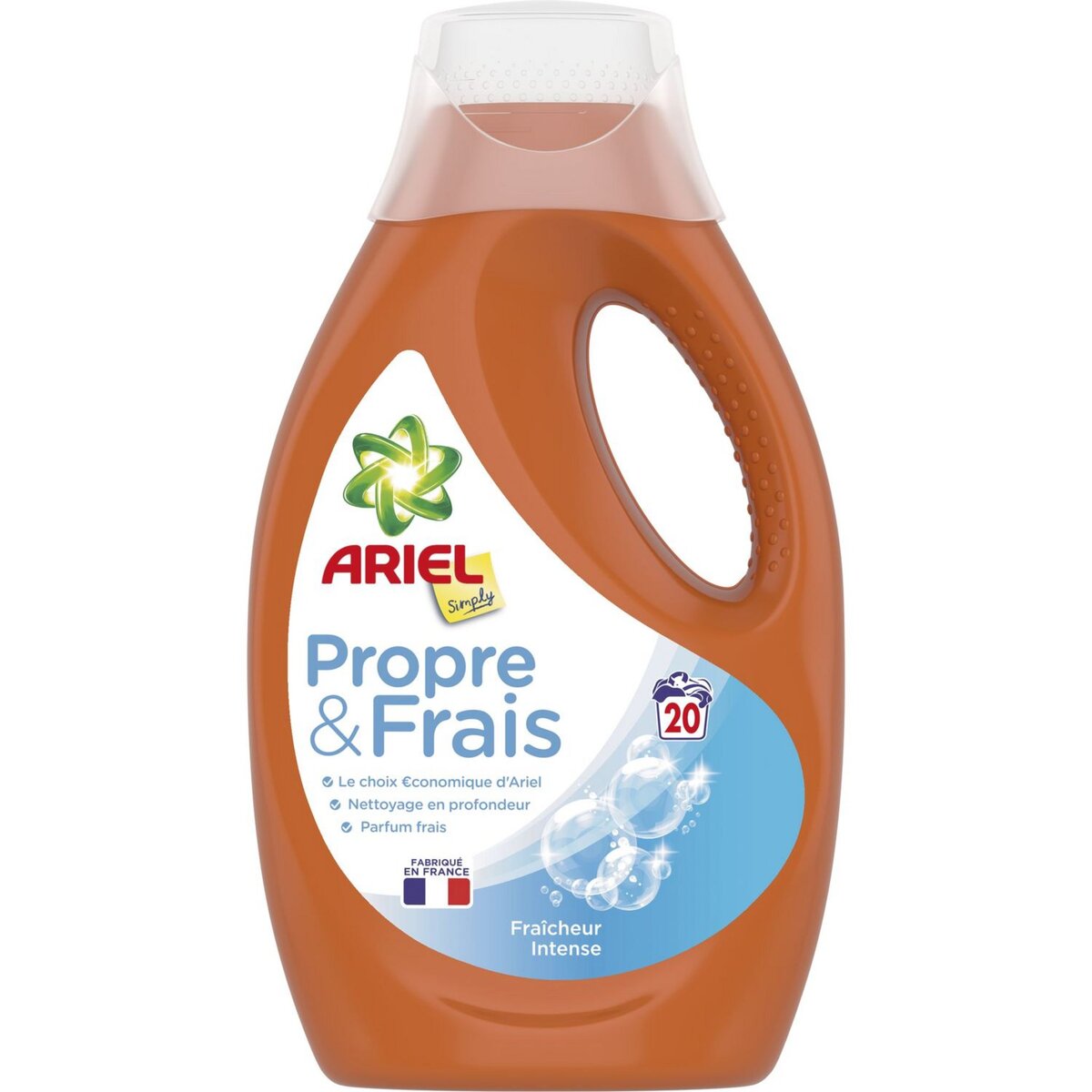 ARIEL Ariel Propre & Frais lessive liquide fraîcheur intense 20 lavages 1,1l 20 lavages 1,1l