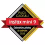 FUJIFILM Pack Cadeau Appareil photo instantané Instax Mini 9 - Blanc cendré + Calendrier 2020 photos à colorier + 10 films format Mini + 4 feutres couleurs