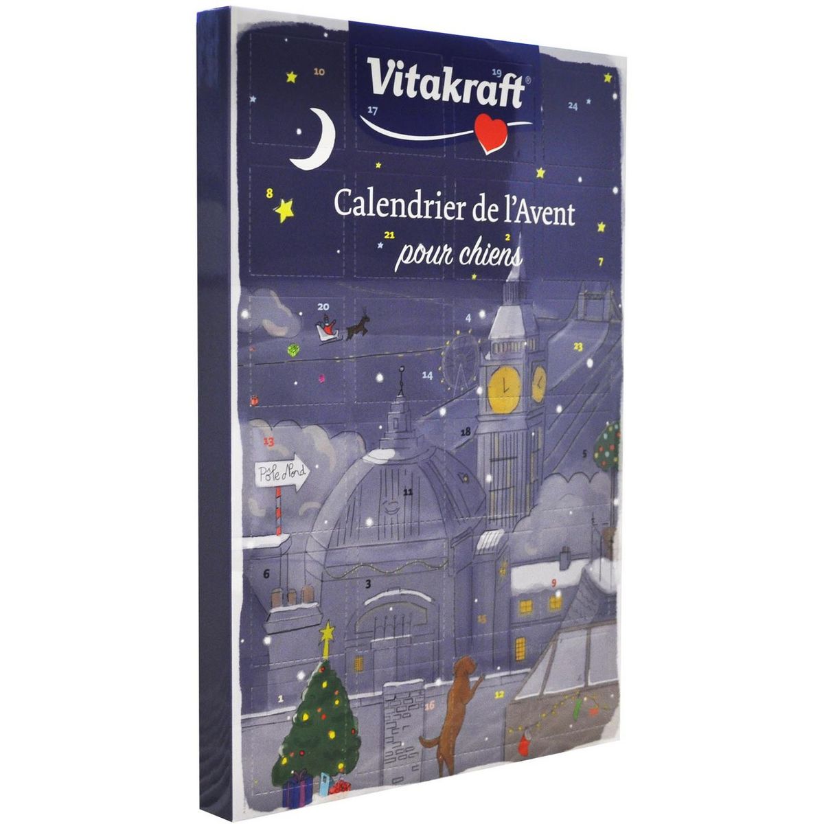 VITAKRAFT Calendrier de l'Avent avec friandises pour chien 1 pièce