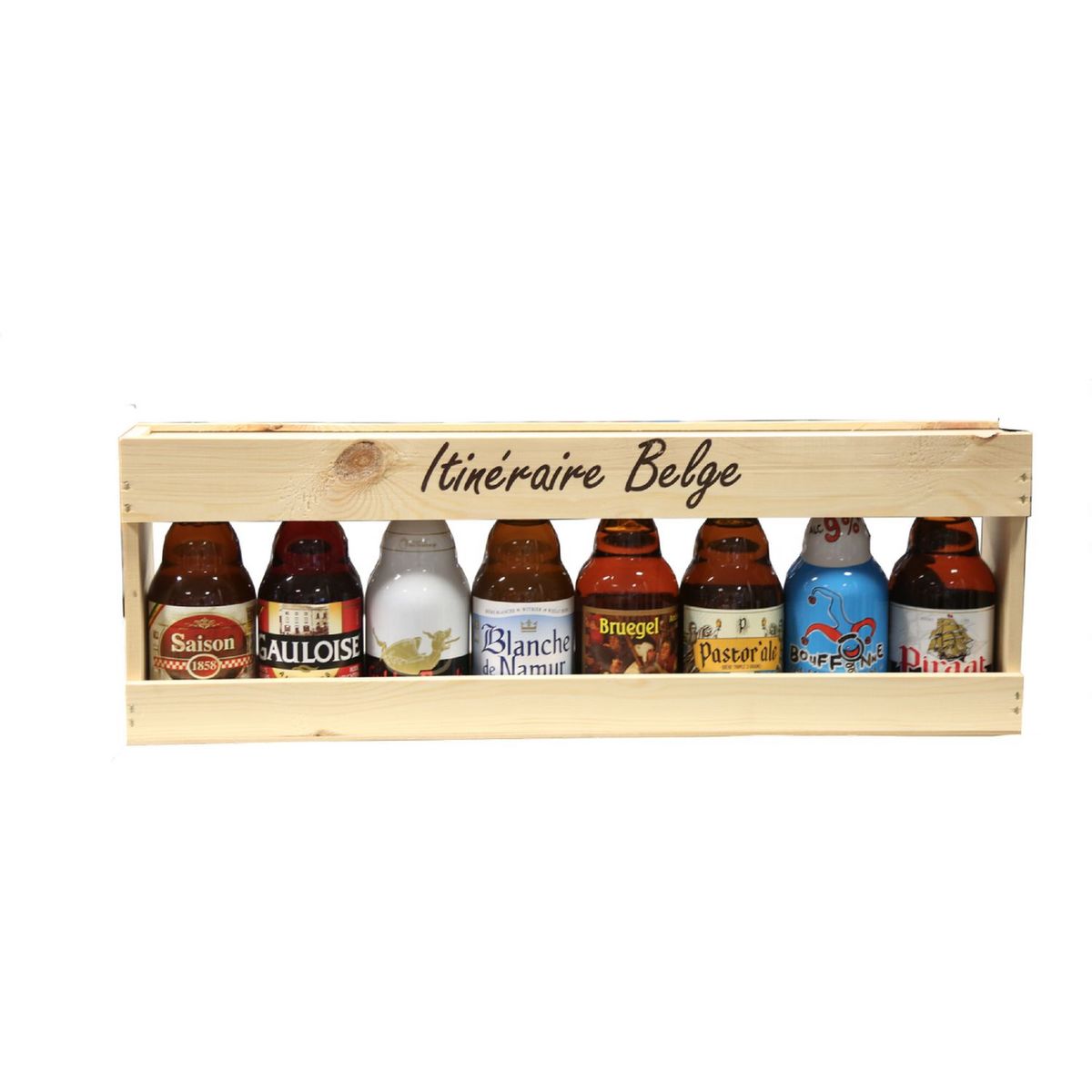 IBB Coffret bières itinéraires belges bouteilles 8x33cl