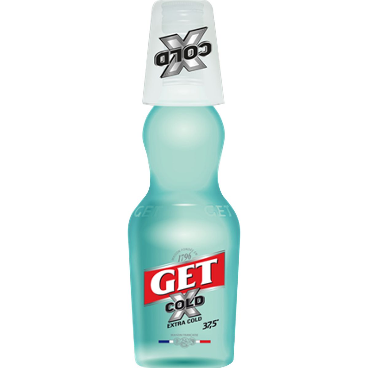 GET X COLD Liqueur à base de menthe 37,5% +1 verre 70cl