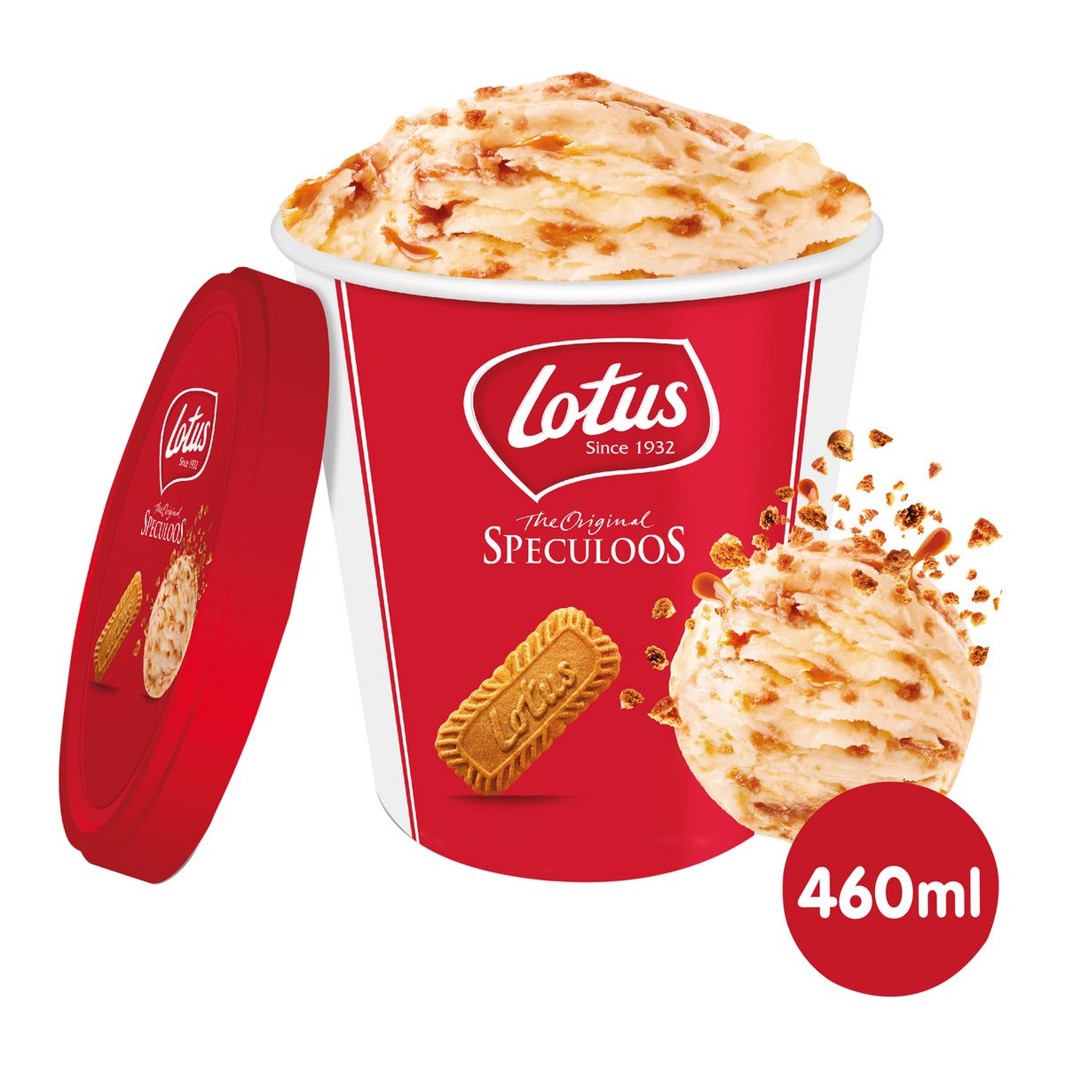 LOTUS Pot de crème glacée au spéculoos 254g