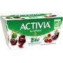 ACTIVIA bio Yaourts aux fruits bifidus cerise cranberry 2x145g