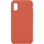 QILIVE Lot coque + protection d'écran pour iPhone XR - Orange