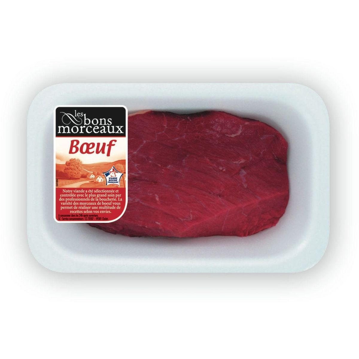 Pièce à fondue de boeuf 3 personnes 500g