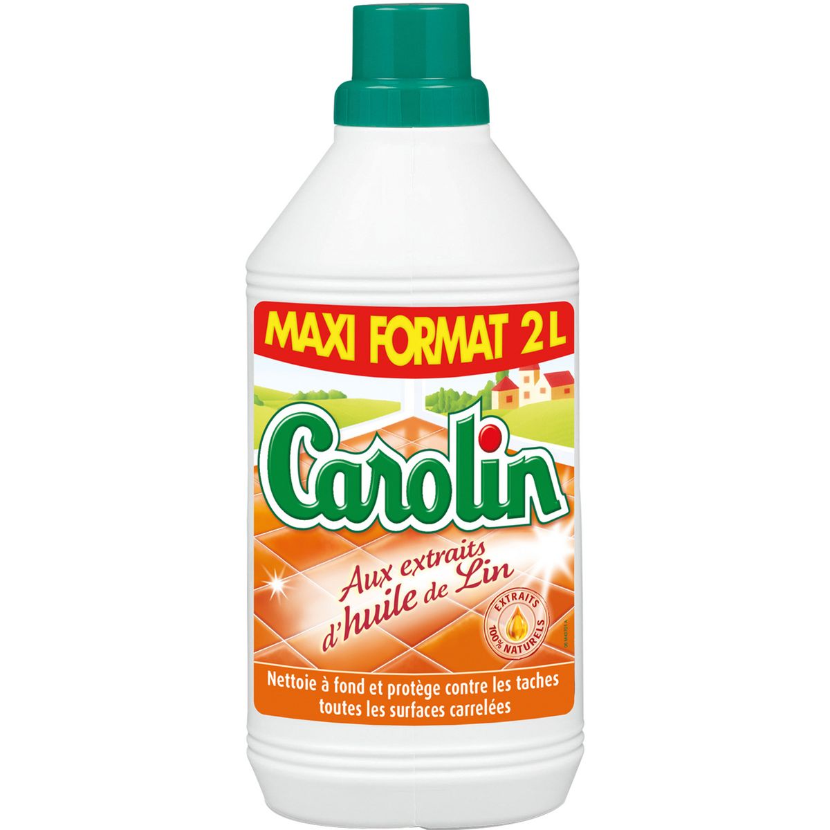 CAROLIN Nettoyant à l'huile de lin pour surfaces carrelées 2l
