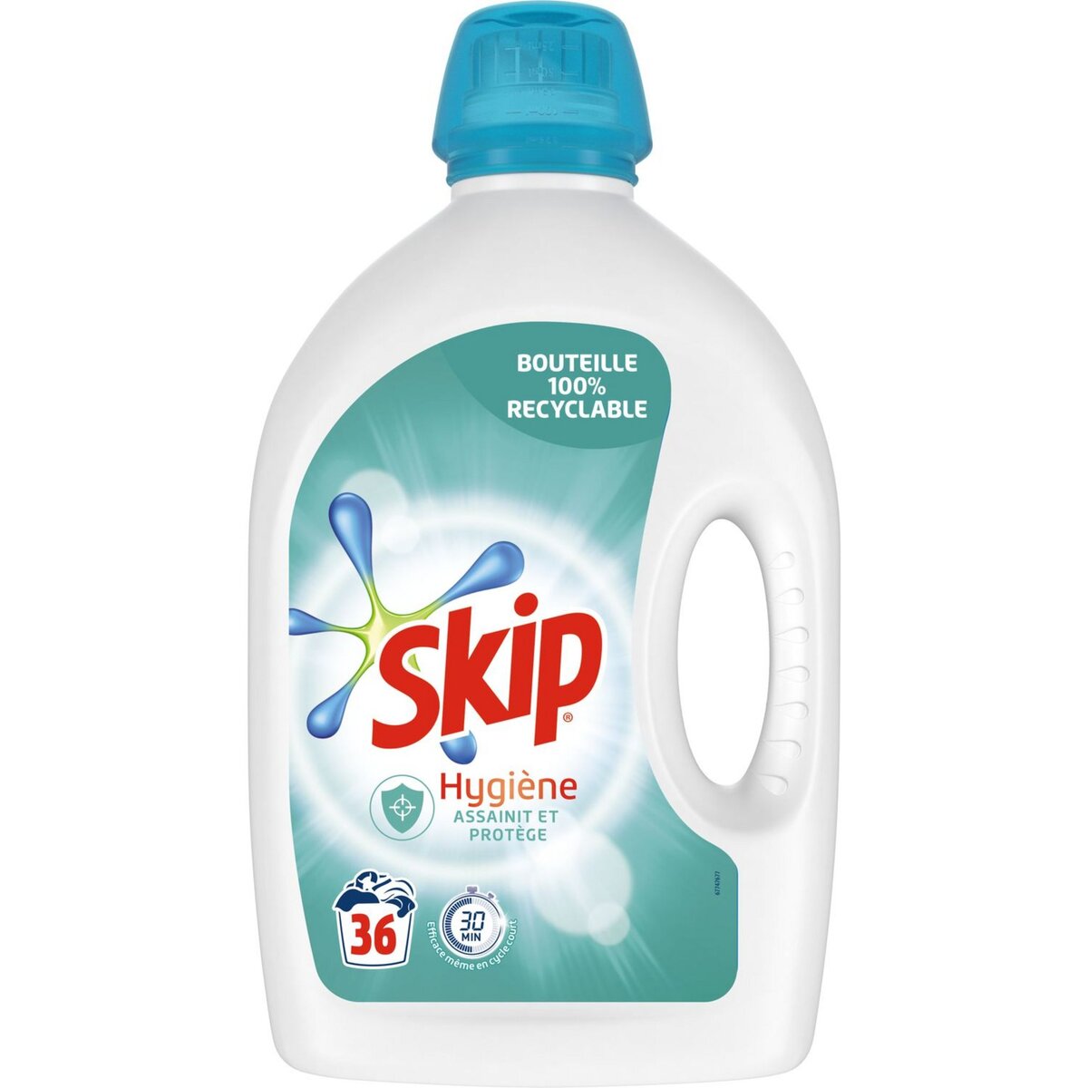 SKIP Lessive liquide assainit et protège 36 lavages 1,8l