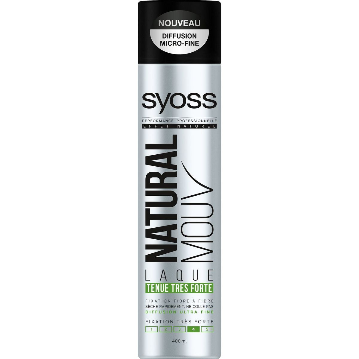 SYOSS Natural mouv laque tenue très forte 400ml