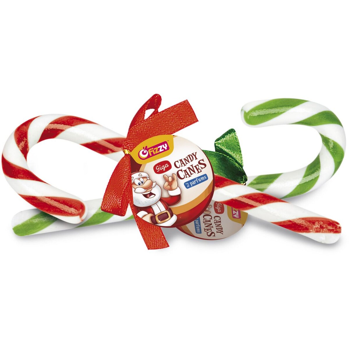 FIZZY Fizzy giga candy canes 50g