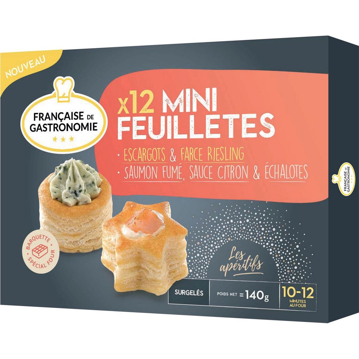 FRANCAISE DE GASTRONOMIE Française de Gastronomie escargot au Riesling x12 -140g