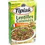 TIPIAK Lentilles cuisinées carottes oignons, sachets cuisson 10min 2 sachets 2x120g