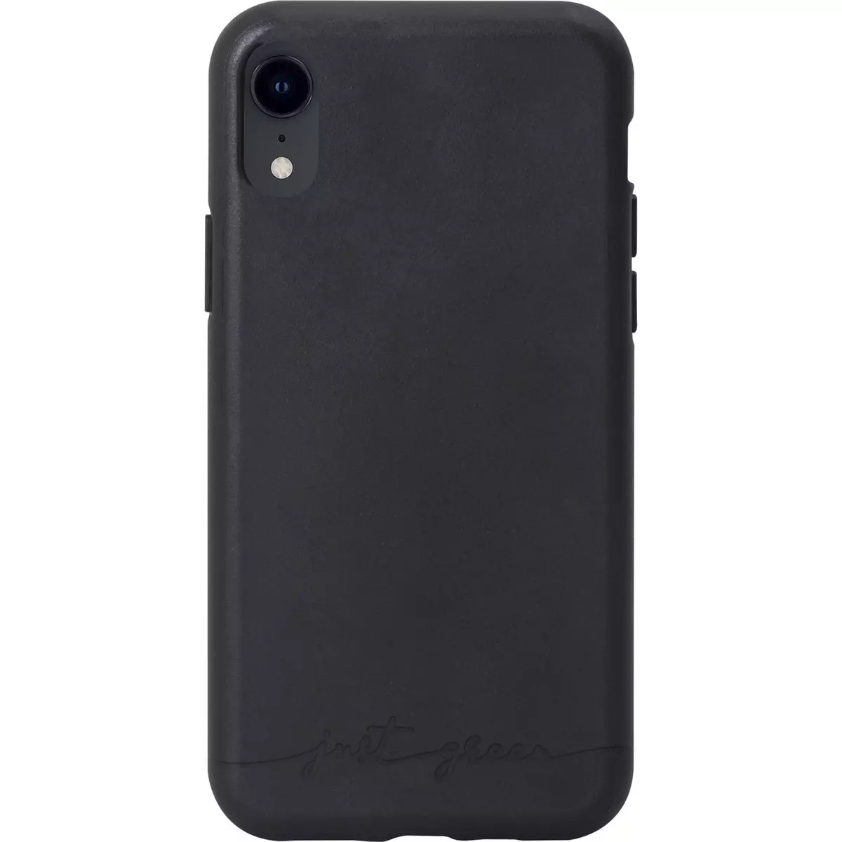 JUST GREEN Coque Just Green pour Apple iPhone XR - Noir