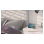 Voir la diapositive 10 : LENOVO Réveil Assistant vocal Smart Clock - Textile gris soft Touch