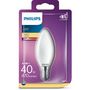 Voir la diapositive 13 : PHILIPS Philips Ampoule led E14 flamme 40w warm light 470 lumen x1 470 lumen 1 pièce
