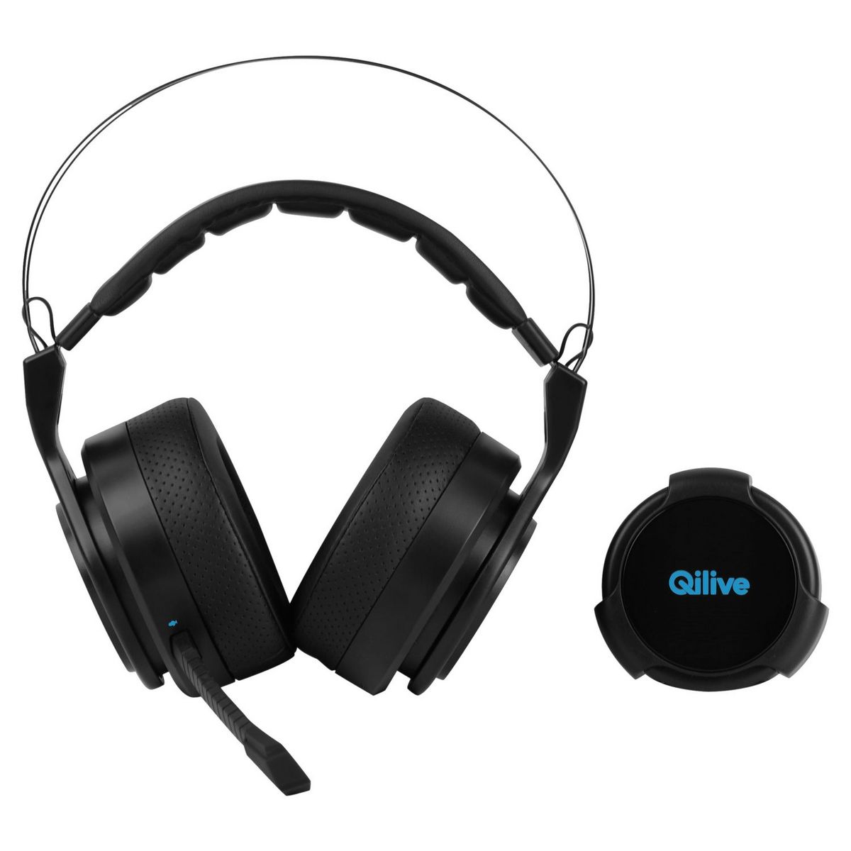 QILIVE Casque sans fil Gaming Q.3738 Noir