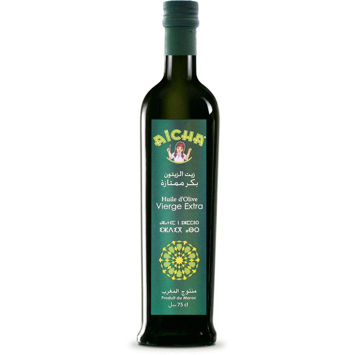 AICHA Huile d'olive vierge extra 75cl