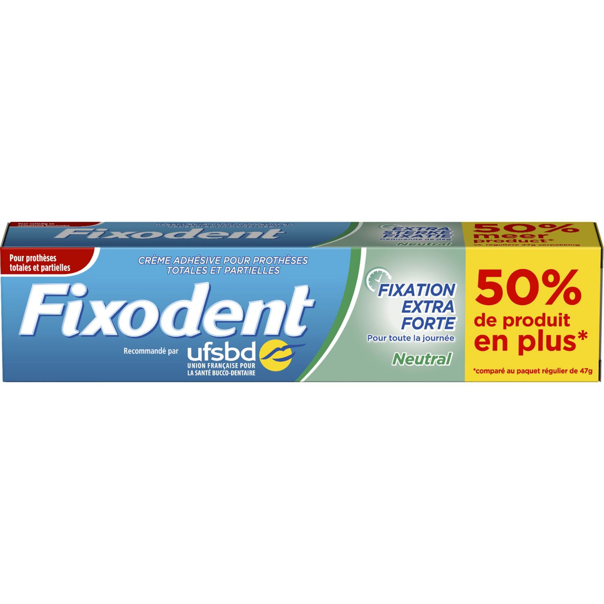 Crème Adhésive Fixodent – Lot De 6 Pièces – Fixation Forte – Origine Allemagne – Neuf