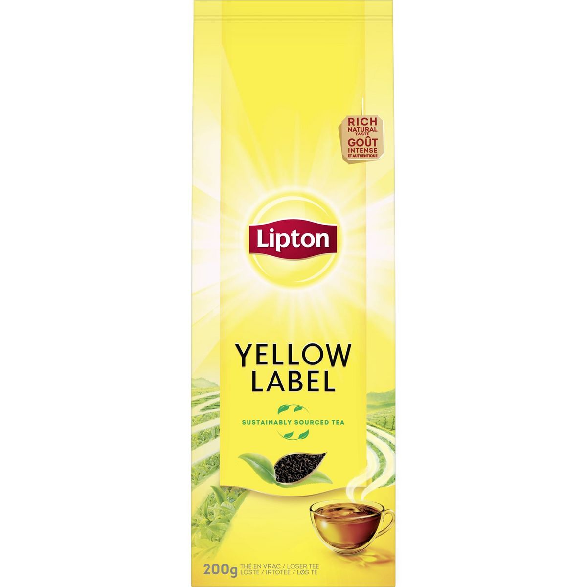 LIPTON Yellow label thé en vrac  200g