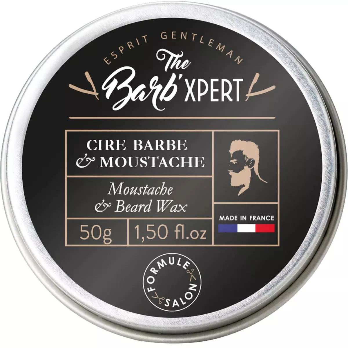 THE BARB'XPERT Cire barbe et moustache 50g