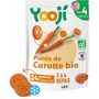 Voir la diapositive 1 : YOOJI Galets de purée de carotte bio dès 4 mois 24x20g