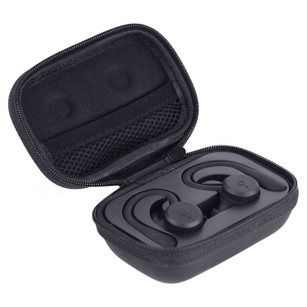 QILIVE Écouteurs sport Bluetooth avec étui de recharge - Noir - 150089 Q.1463