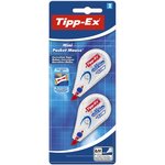 TIPP-EX Lot de 2 mini pocket mouse standard 6 M