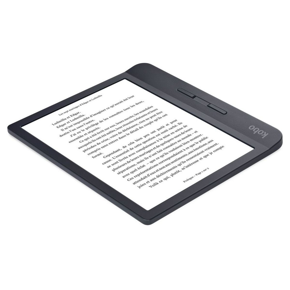 KOBO Liseuse eBook Libra H20 7 pouces Noir