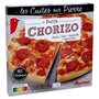 AUCHAN Pizza cuite sur pierre au chorizo 390g