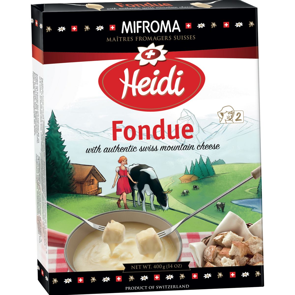 Heidi fondue toute prête 400g