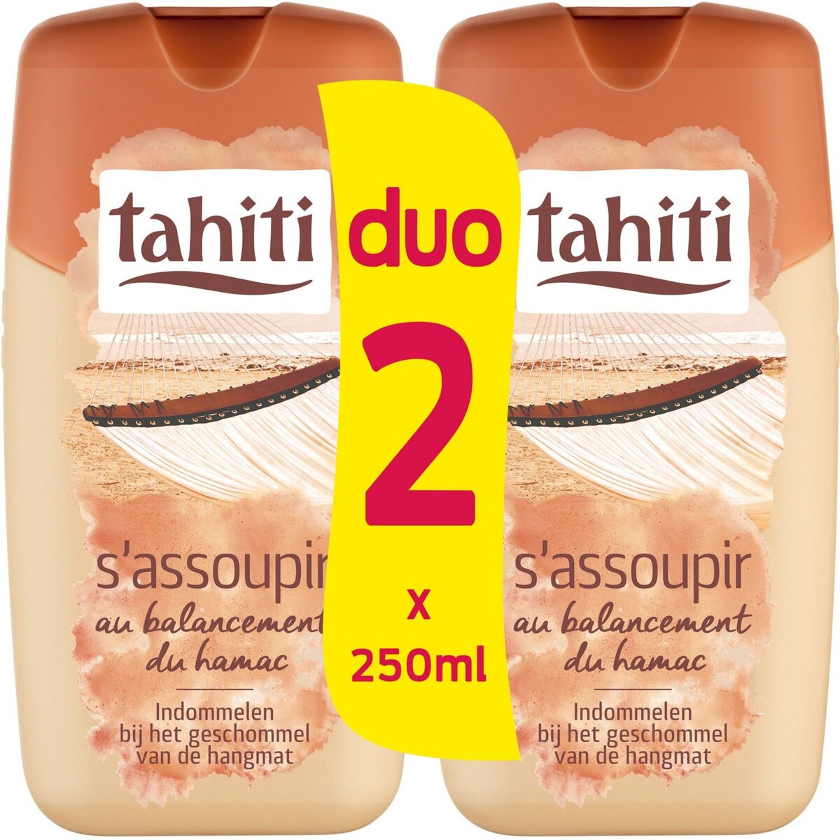 TAHITI Tahiti gel douche vibration s'assoupir 2x250ml