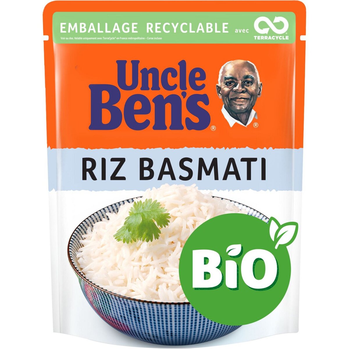 BEN'S ORIGINAL Riz Basmati Bio sachet recyclable prêt en 2 min 240g