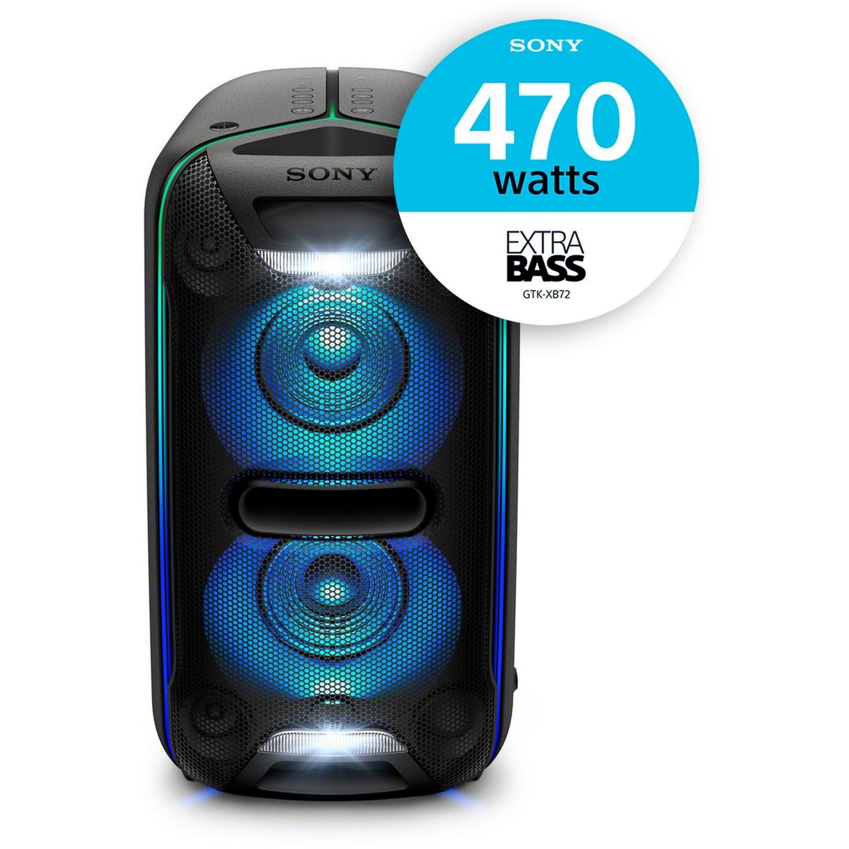 SONY Enceinte Bluetooth - Noir - GTK-XB72