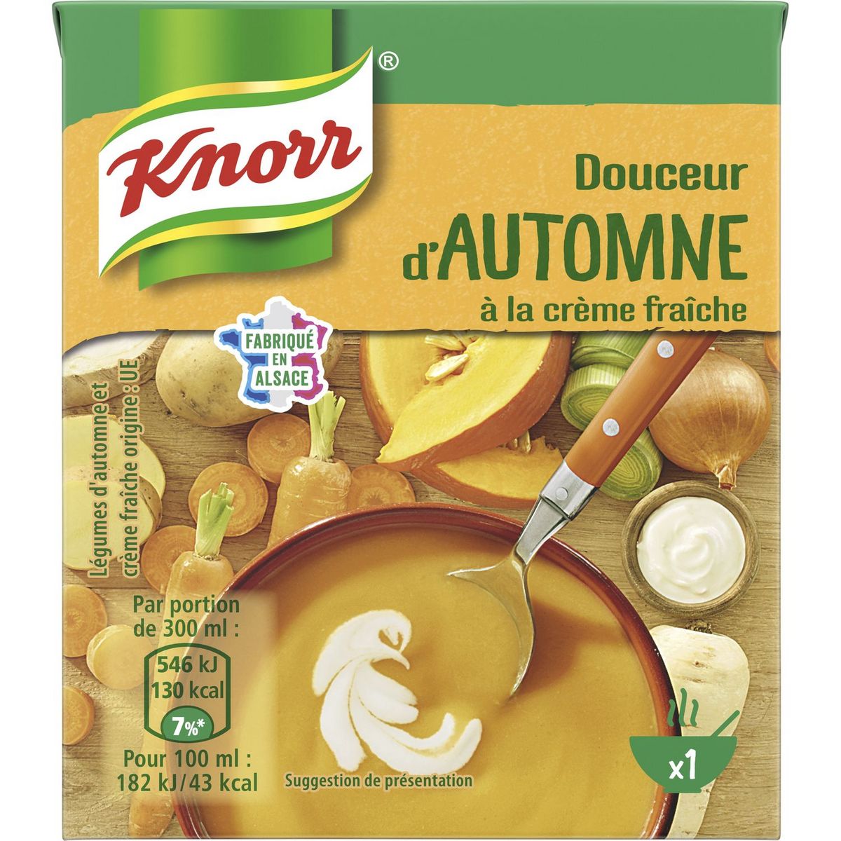 KNORR Knorr soupe douceur d'automne crème fraîche 30cl