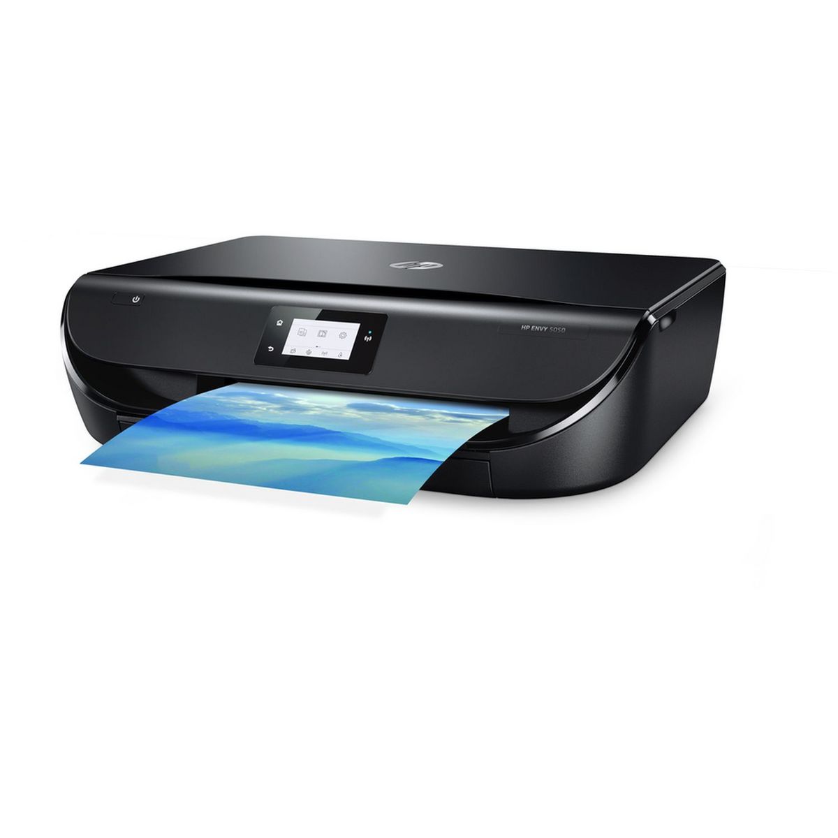 HP Imprimante multifonction Jet d'encre WiFi Bluetooth Portable ENVY 5050 Noir - Compatible Instant Ink 2 ans d'encre inclus