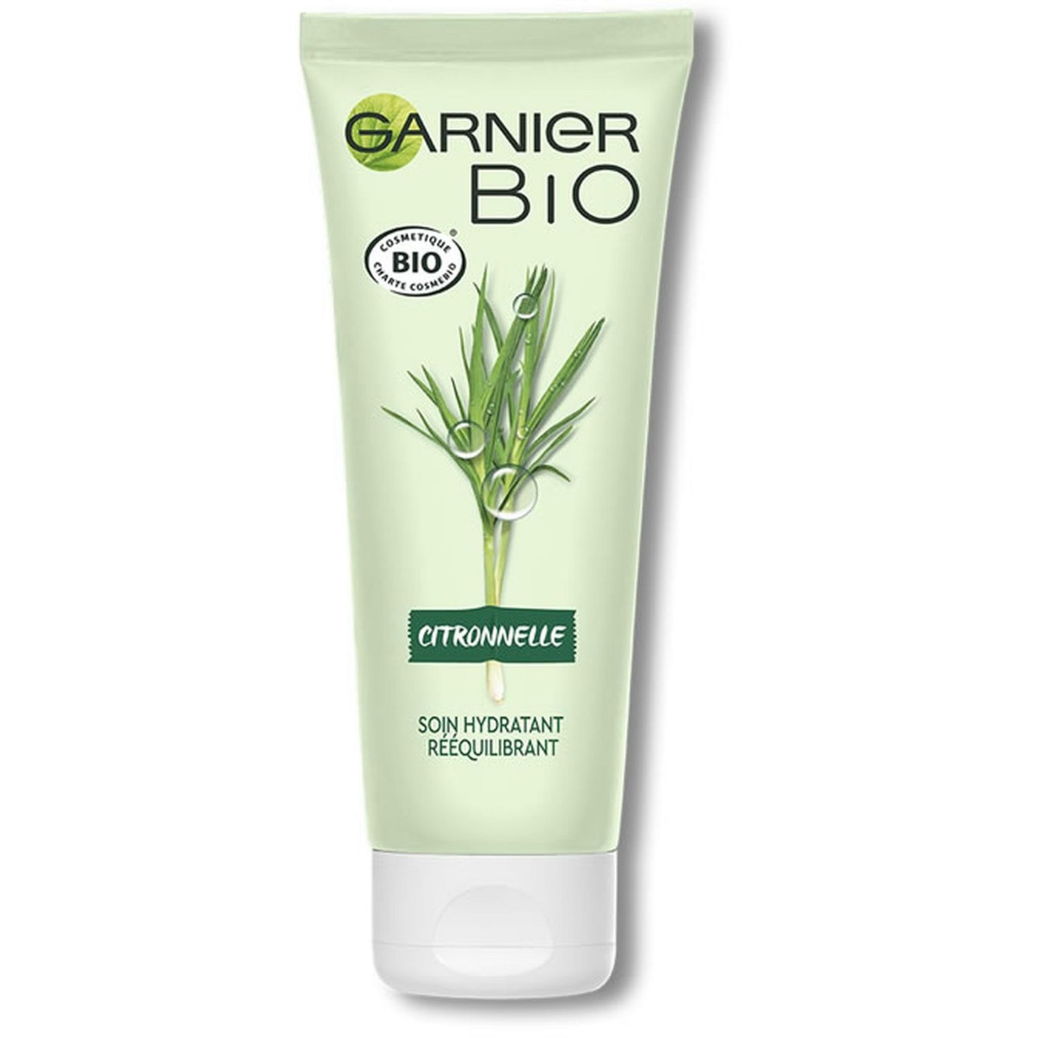 Voir la diapositive 2 : GARNIER BIO Soin hydratant rééquilibrant citronnelle peaux normales à mixtes 50ml