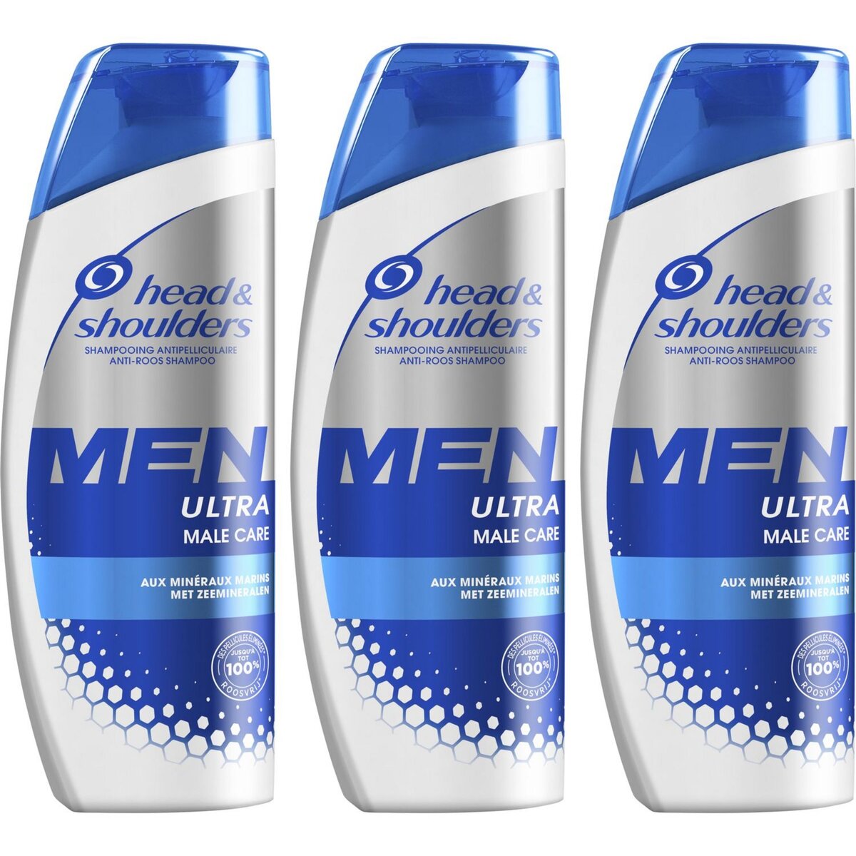 HEAD & SHOULDERS Shampooing antipelliculaire homme ultra male care 3x250ml