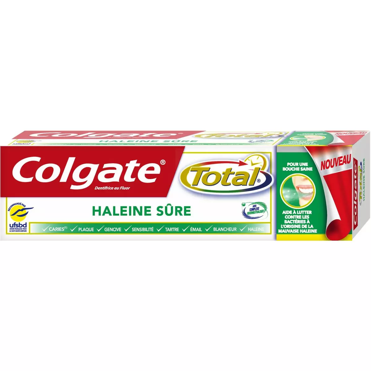 COLGATE Colgate dentifrice total haleine sure 75ml
