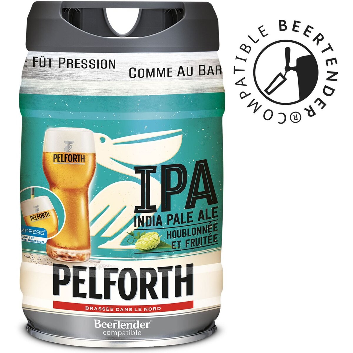 PELFORTH Bière blonde du Nord IPA 5,9% fût pression 5l pas cher 
