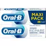 ORAL-B Dentifrice blancheur gencives & émail 2x75ml