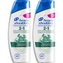 HEAD & SHOULDERS Shampooing soin antipelliculaire anti-démengeaisons 2x270ml