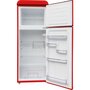 TRIOMPH Réfrigérateur 2 portes TLDP208R, 208 L, Froid statique