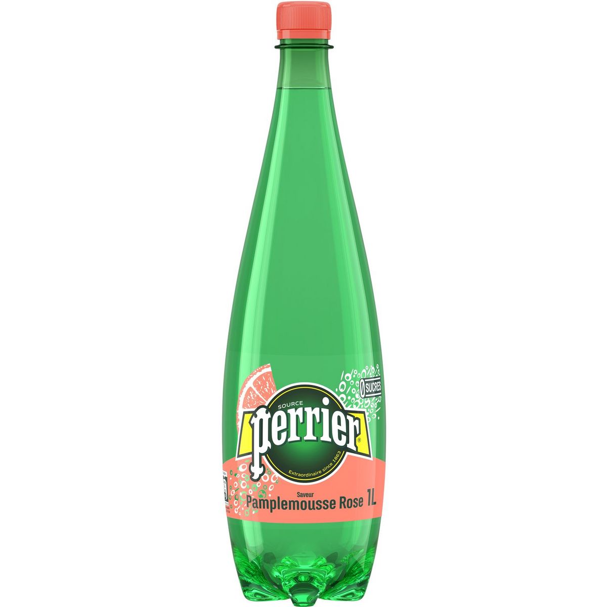 PERRIER Perrier eau gazeuse aromatisée pamplemousse 1l