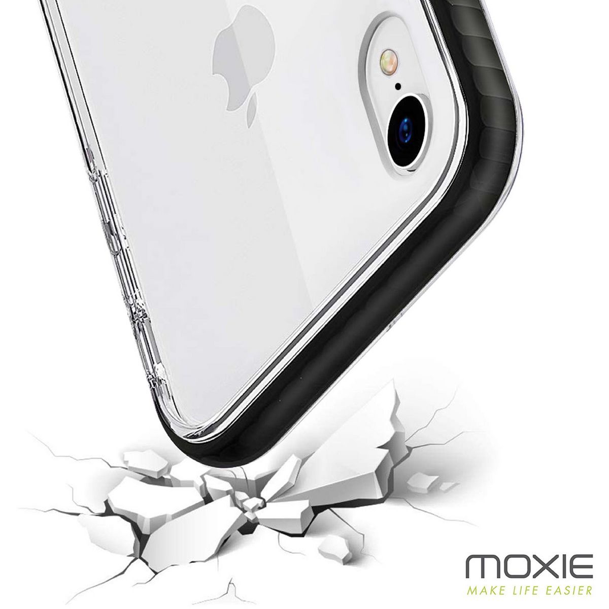 MOXIE Coque pour Apple iPhone XR - Noir