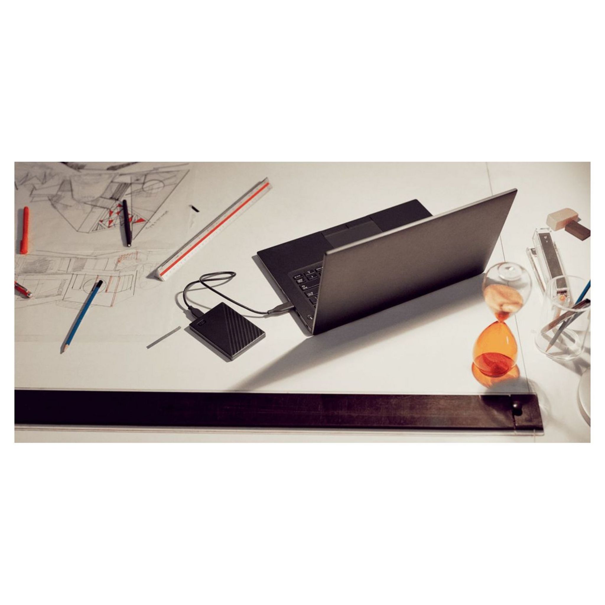 Voir la diapositive 3 : WESTERN DIGITAL Disque dur externe My Passport 1 To USB 3.0 2.5 pouces Noir