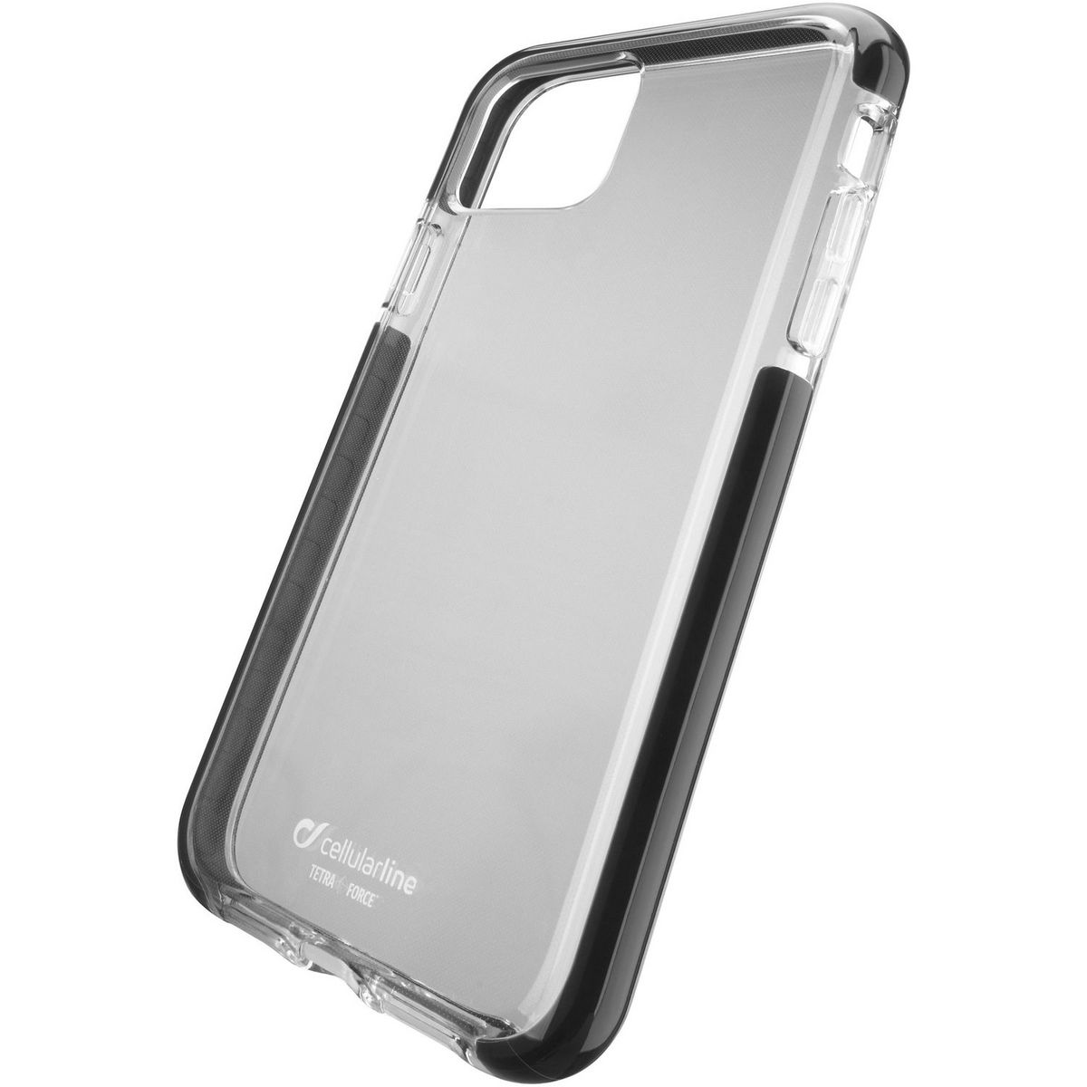 CELLULARLINE Coque pour Apple iPhone 11 - Transparent/Noir